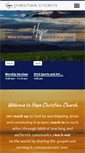 Mobile Screenshot of hopechristianchurch.org