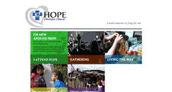 Desktop Screenshot of hopechristianchurch.net